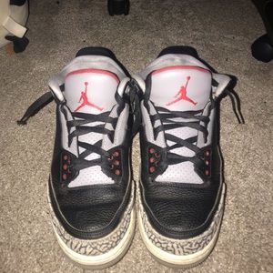 Air Jordan Black Cement 3s used